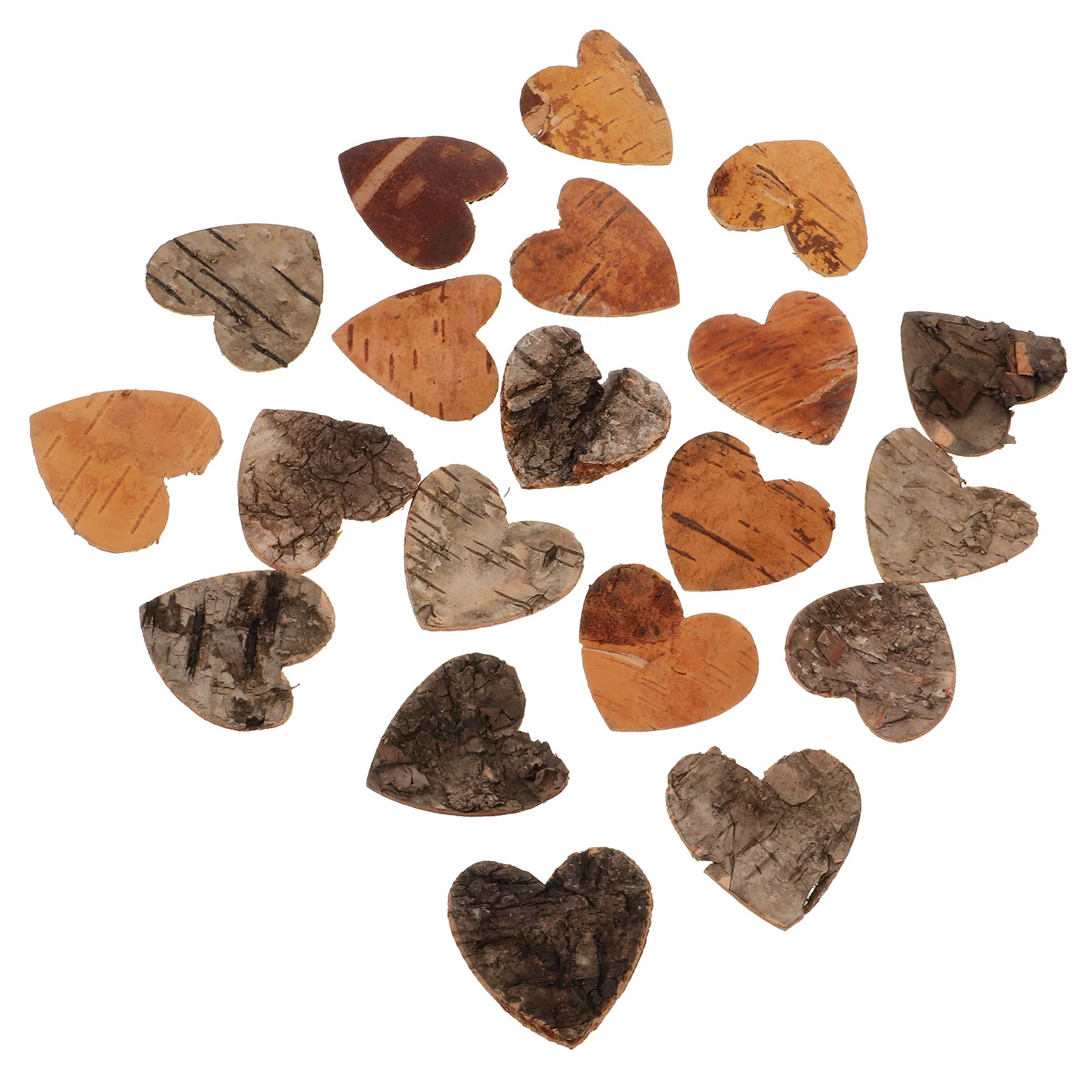 80Pcs Heart Shaped Wood Discs Natural Bark Edge Polished Double Sides for Wedding Craft DIY Wood Slices Log Slices
80Pcs Heart Shaped Wood Discs Natural Bark Edge Polished Double Sides for Wedding Craft DIY Wood Slices Log Slices