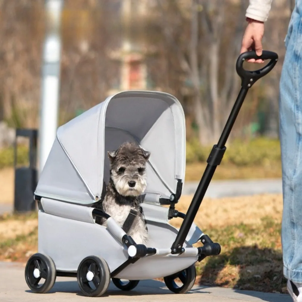 4-Wheel Pet Dog Stroller Sunshade Lightweight Foldable Dogs Carrier Cat Transport Pushchair for Small Dog Outdoor Trolley
4-Wheel Pet Dog Stroller Sunshade Lightweight Foldable Dogs Carrier Cat Transport Pushchair for Small Dog Outdoor Trolley