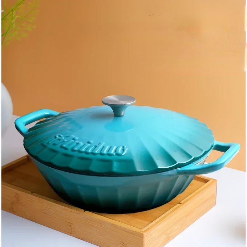Large Capacity Cast Iron Enamel Stew Pot Seafood and Soup Pan, Non-Stick Pot for Induction and Gas Stoves, Efficient Kitchen Pot
Large Capacity Cast Iron Enamel Stew Pot Seafood and Soup Pan, Non-Stick Pot for Induction and Gas Stoves, Efficient Kitchen Pot