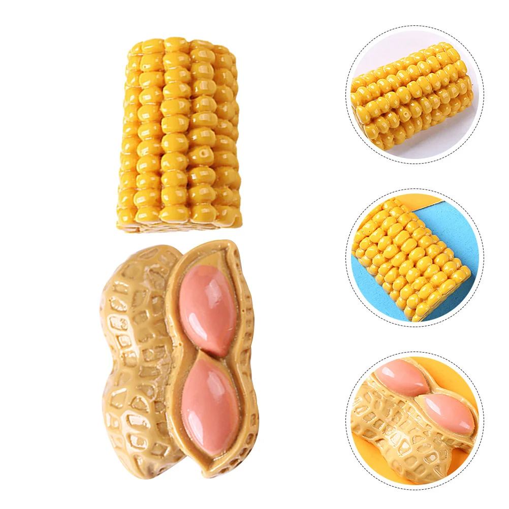 1Set High Simulation Mini Corn Peanut Resin Craft Mini House Food Decor Micro Scene Layout Realistic Fake Food 
1Set High Simulation Mini Corn Peanut Resin Craft Mini House Food Decor Micro Scene Layout Realistic Fake Food