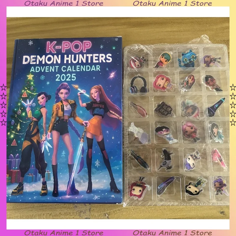 24 шт. KPop охотники на демонов Рождественский адвент-календарь слепая коробка Руми Мира Зои маленькая ПВХ фигурка обратный отсчет коробка для игрушек подарок
24 шт. KPop охотники на демонов Рождественский адвент-календарь слепая коробка Руми Мира Зои маленькая ПВХ фигурка обратный отсчет коробка для игрушек подарок