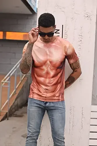 Goodstoworld3D Plus-size Men's and Women's T-shirts Fake Abs Crushing Chest Novelty Street Sports Quick Drying Breathable
Goodstoworld3D Plus-size Men's and Women's T-shirts Fake Abs Crushing Chest Novelty Street Sports Quick Drying Breathable