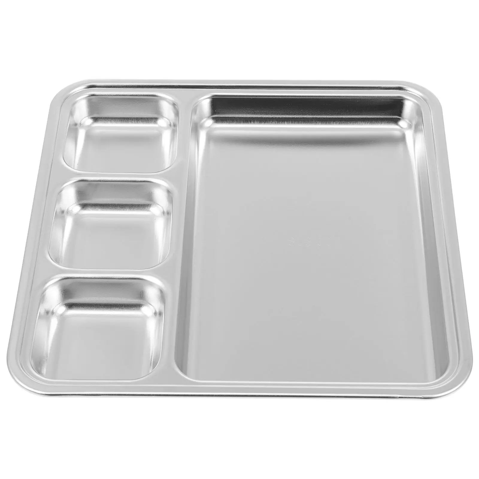 Stainless Steel Food Plate Separated Design Camping Hiking Travel Wear Resistant Healthy Material Safe Use Food Divided Serving
Stainless Steel Food Plate Separated Design Camping Hiking Travel Wear Resistant Healthy Material Safe Use Food Divided Serving