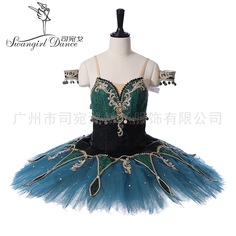 Emerald Green ballet Tutus Girl Professional Tutu classical Pancake Ballerina Costumes competition BT4312
Emerald Green ballet Tutus Girl Professional Tutu classical Pancake Ballerina Costumes competition BT4312