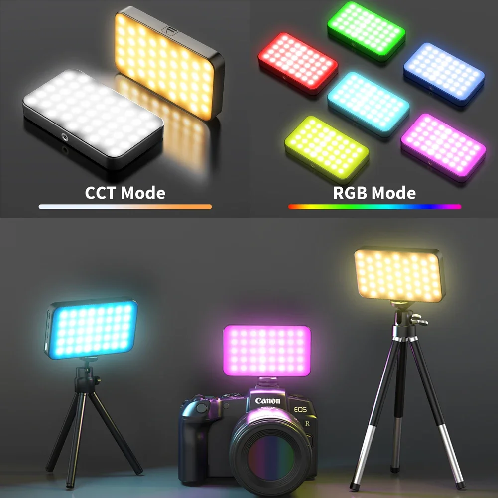 LUXCEO V10 RGB панель на камере, лампа для фотосъемки, светодиодные фонари с регулируемой яркостью для видеоблогов/трансляций/конференций, заполняющего освещения
LUXCEO V10 RGB панель на камере, лампа для фотосъемки, светодиодные фонари с регулируемой яркостью для видеоблогов/трансляций/конференций, заполняющего освещения
