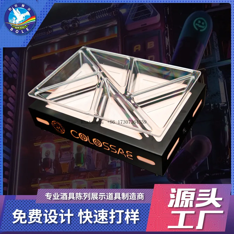 Светящаяся тарелка для закусок с шестью сетками, пластиковый маятниковый лоток для фруктовых закусок, производитель оптовая продажа, стойка для фруктовых подносов KTV
Светящаяся тарелка для закусок с шестью сетками, пластиковый маятниковый лоток для фруктовых закусок, производитель оптовая продажа, стойка для фруктовых подносов KTV