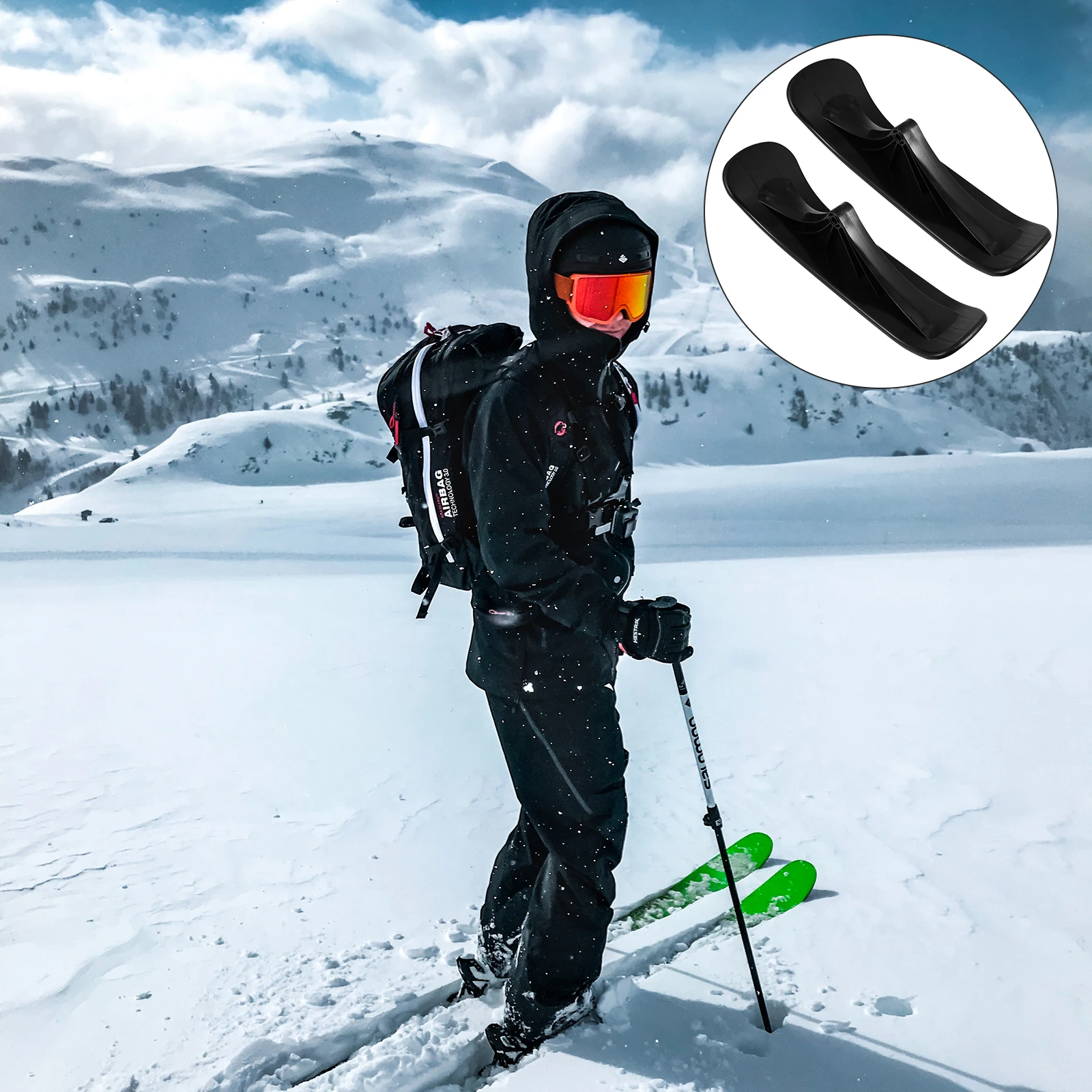 Dual Scooter Sled Accessories Durable Snow Ski Attachment Foldable Skate Board Parts Outdoor Toy Kids Heavy Duty Skis Long Term
Dual Scooter Sled Accessories Durable Snow Ski Attachment Foldable Skate Board Parts Outdoor Toy Kids Heavy Duty Skis Long Term