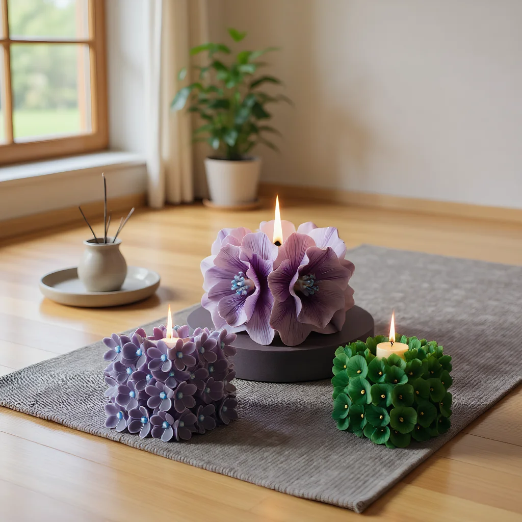 DIY Silicone Candle Molds 3D Hydrangea Peony Flowers Scented Candles Resin Mold Home Creative Ornaments Candle Making Supplies
DIY Silicone Candle Molds 3D Hydrangea Peony Flowers Scented Candles Resin Mold Home Creative Ornaments Candle Making Supplies