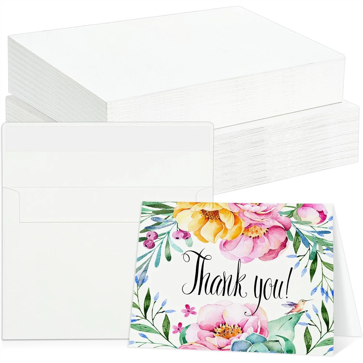 60 Sets Watercolor Cards with Envelopes, 140 lb/300 GSM Paper, 5x7 Inch Foldable Blank Postcards for Greeting Cards, Wedding
60 Sets Watercolor Cards with Envelopes, 140 lb/300 GSM Paper, 5x7 Inch Foldable Blank Postcards for Greeting Cards, Wedding