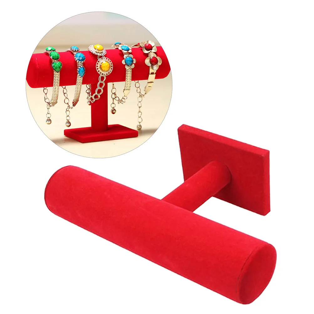 Т-образная подставка для браслета, красный элегантный органайзер для ювелирных изделий, стеллаж для домашнего хранения, органайзер для ожерелья, аксессуары для часов
Т-образная подставка для браслета, красный элегантный органайзер для ювелирных изделий, стеллаж для домашнего хранения, органайзер для ожерелья, аксессуары для часов