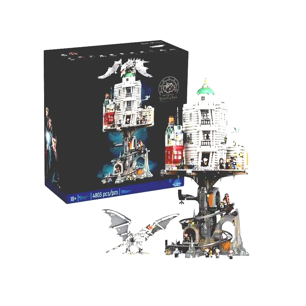 In Stock Innovative 76417 Gringotts Wizarding Bank Theme Collection Detailed Model Kit for Hobbyists Birthday Gift Room
In Stock Innovative 76417 Gringotts Wizarding Bank Theme Collection Detailed Model Kit for Hobbyists Birthday Gift Room