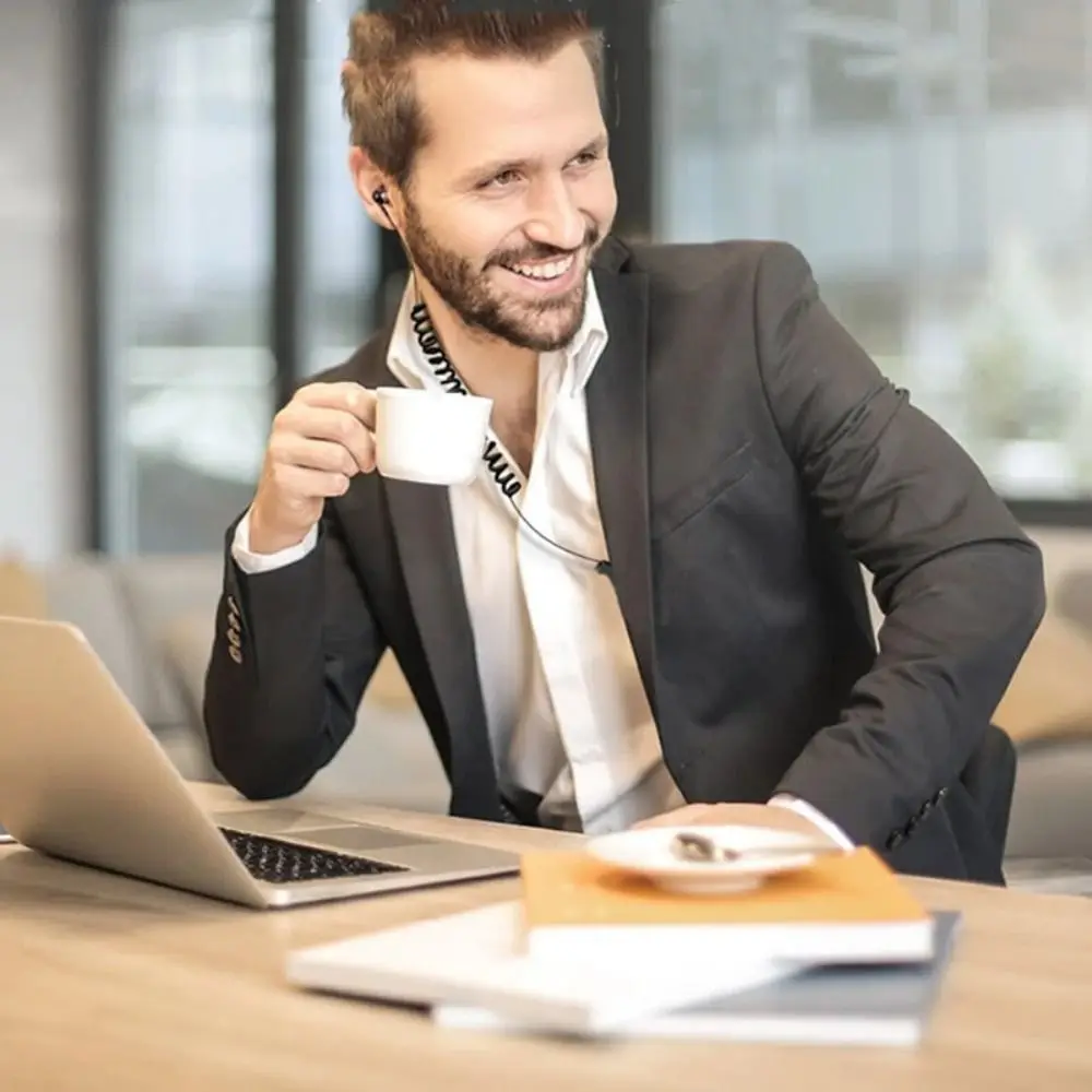 In Ear Single Side Earphone Heavy Bass Wired Headset 3.5mm Spring Earphones Noise-canceling Flexible Cable Single Headphones
In Ear Single Side Earphone Heavy Bass Wired Headset 3.5mm Spring Earphones Noise-canceling Flexible Cable Single Headphones