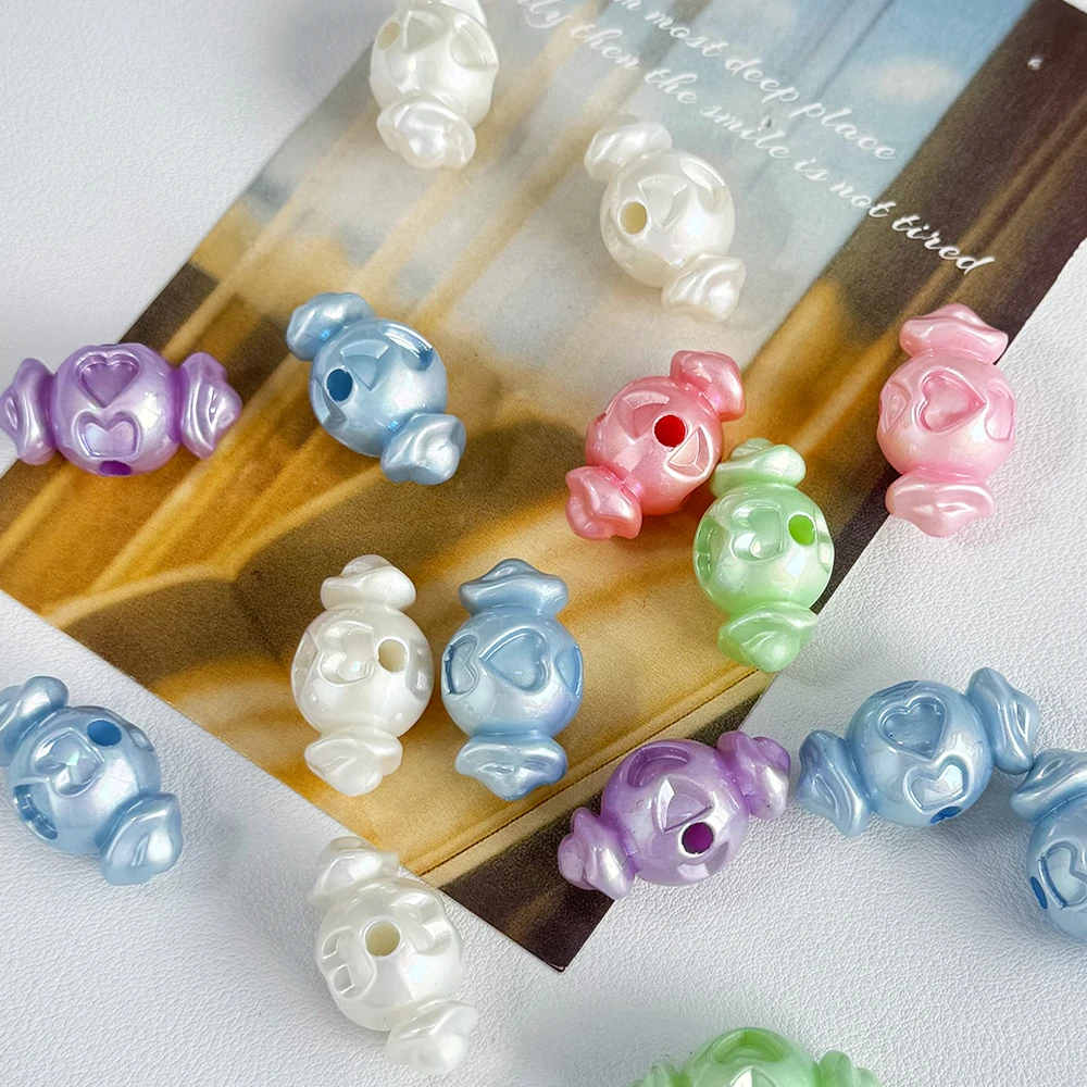Clearance 100Pcs 17*30MM Cartoon Candy Shape/Acrylic Beads/DIY Bead/UV Imitation Pearl Effect/Jewelry Findings & Components
Clearance 100Pcs 17*30MM Cartoon Candy Shape/Acrylic Beads/DIY Bead/UV Imitation Pearl Effect/Jewelry Findings & Components