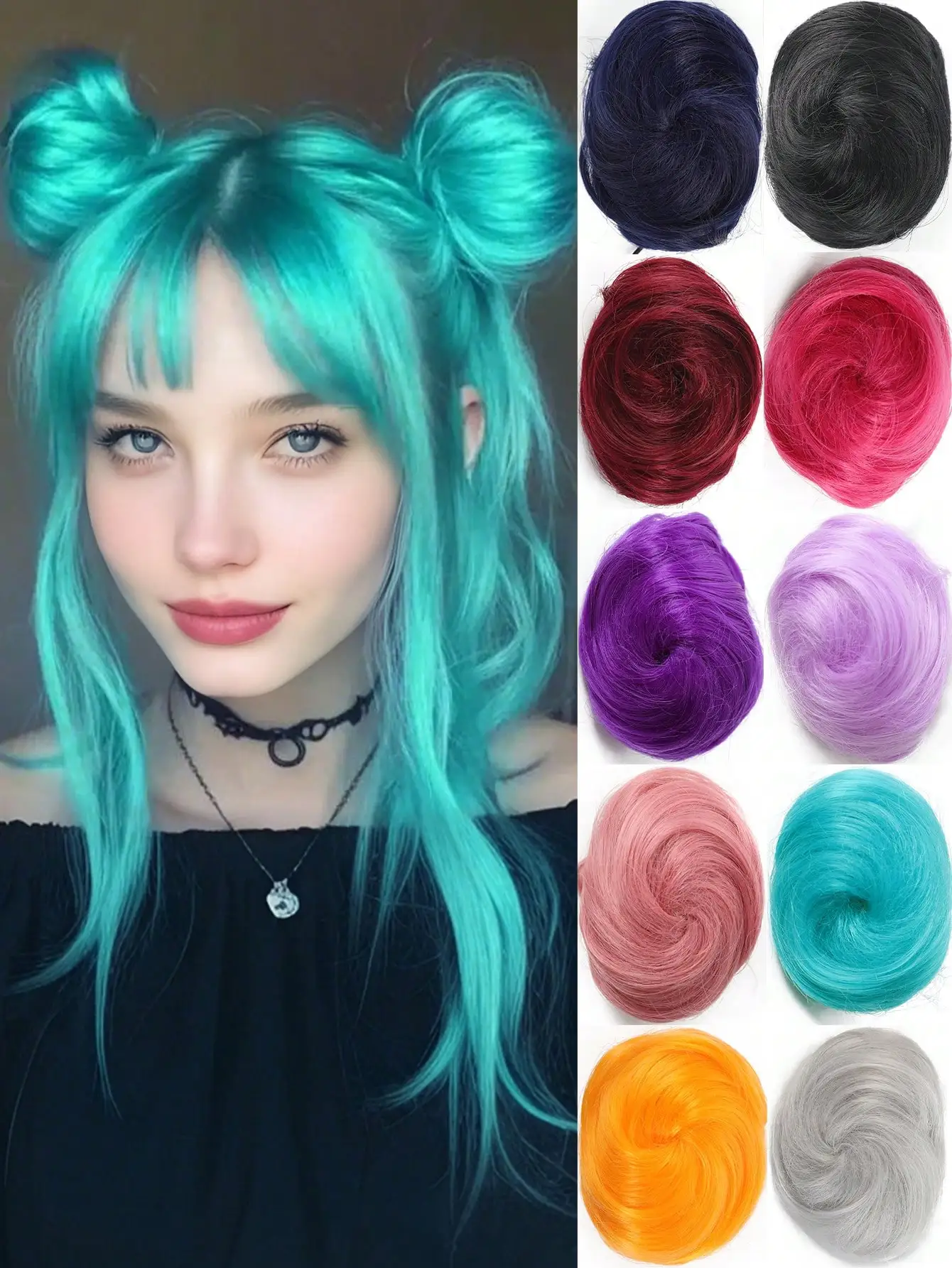 1 Pc Synthetic Claw Clip On Hair Chignons Buns Curly Hair Bun Hair Accessories For Women Girls Colorful Mini Claw Clip
1 Pc Synthetic Claw Clip On Hair Chignons Buns Curly Hair Bun Hair Accessories For Women Girls Colorful Mini Claw Clip