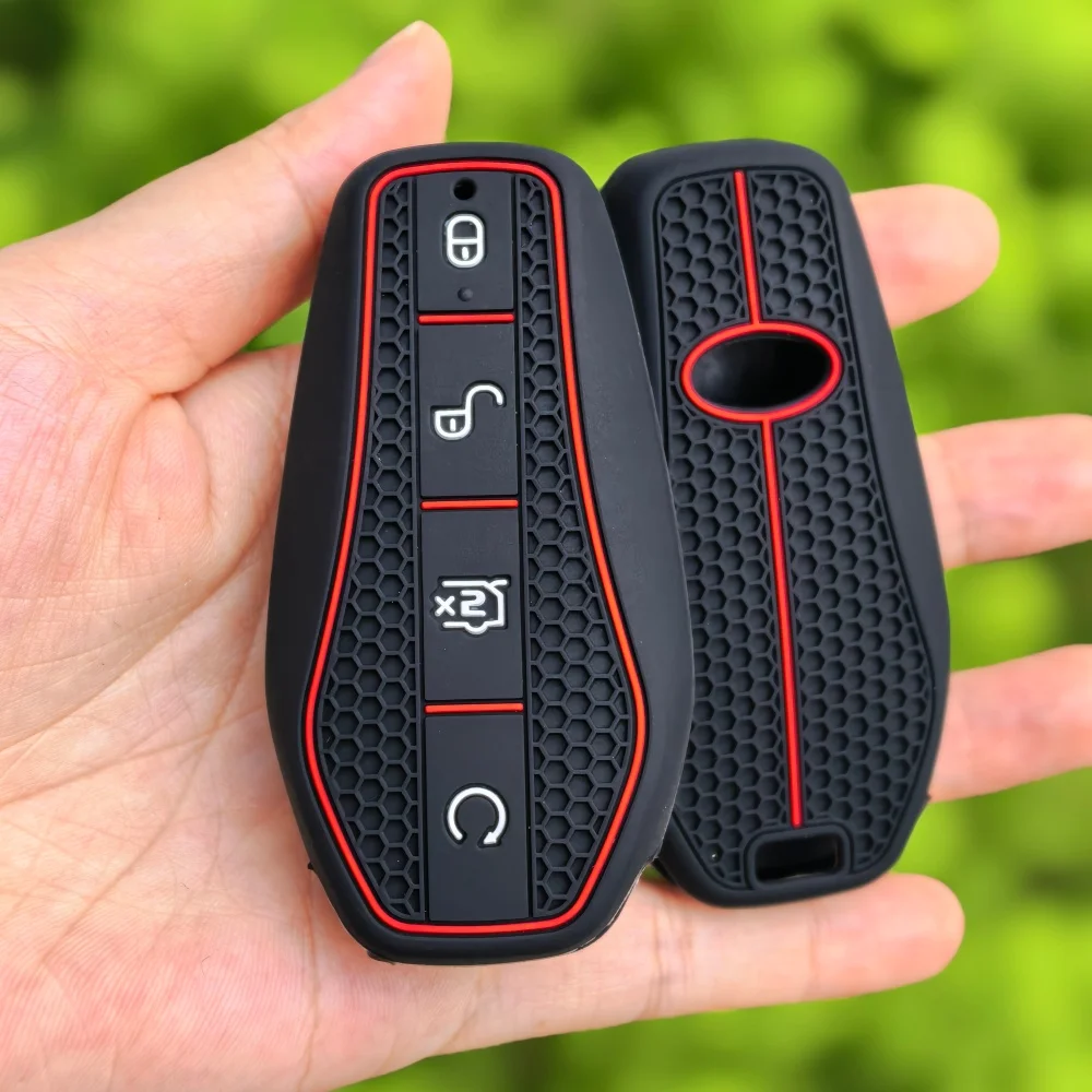 Silicone Car Key Case Cover For BYD Song Pro Plus Max Dmi EV Seal Dolphin Remote Control Holder Auto 4 Button Bag Accessories
Silicone Car Key Case Cover For BYD Song Pro Plus Max Dmi EV Seal Dolphin Remote Control Holder Auto 4 Button Bag Accessories