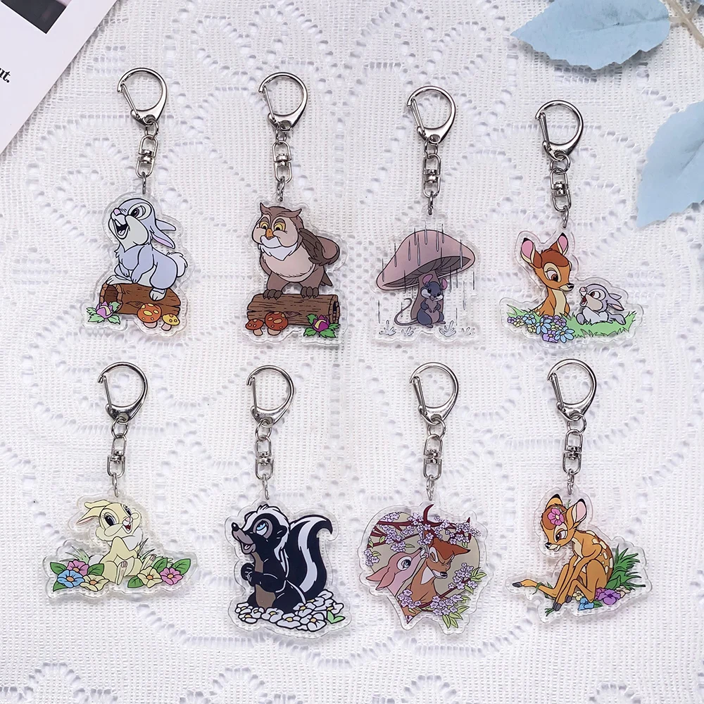 1/8Pcs Disney Bambi Thumper Car Keychain Acrylic Keyrings Bag Charms Cute Backpack Pendant Funny Prop Decoration Friends Gifts
1/8Pcs Disney Bambi Thumper Car Keychain Acrylic Keyrings Bag Charms Cute Backpack Pendant Funny Prop Decoration Friends Gifts