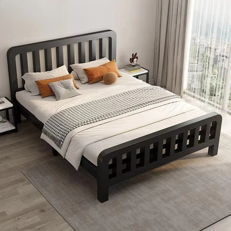 Latest Design Home Dormitory Furniture Cheap Price Solid Carbon Steel Sleeping Black Simple Children Queen Bed Frame for Bedroom
Latest Design Home Dormitory Furniture Cheap Price Solid Carbon Steel Sleeping Black Simple Children Queen Bed Frame for Bedroom