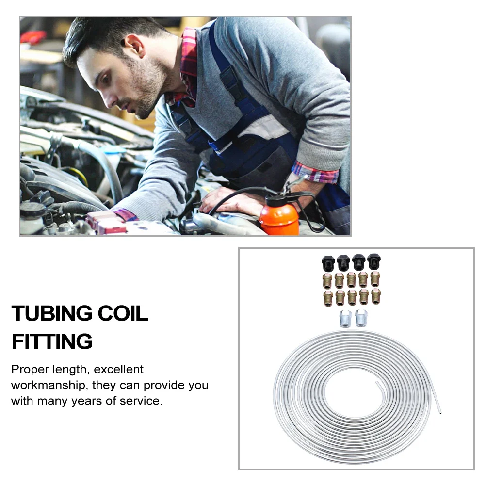 1 set Brake Tube Kit Rust-Resistant Flexible Steel Car Brake Line Pneumatic Tubing Auto Replacement Hydraulic Fuel Transmission
1 set Brake Tube Kit Rust-Resistant Flexible Steel Car Brake Line Pneumatic Tubing Auto Replacement Hydraulic Fuel Transmission