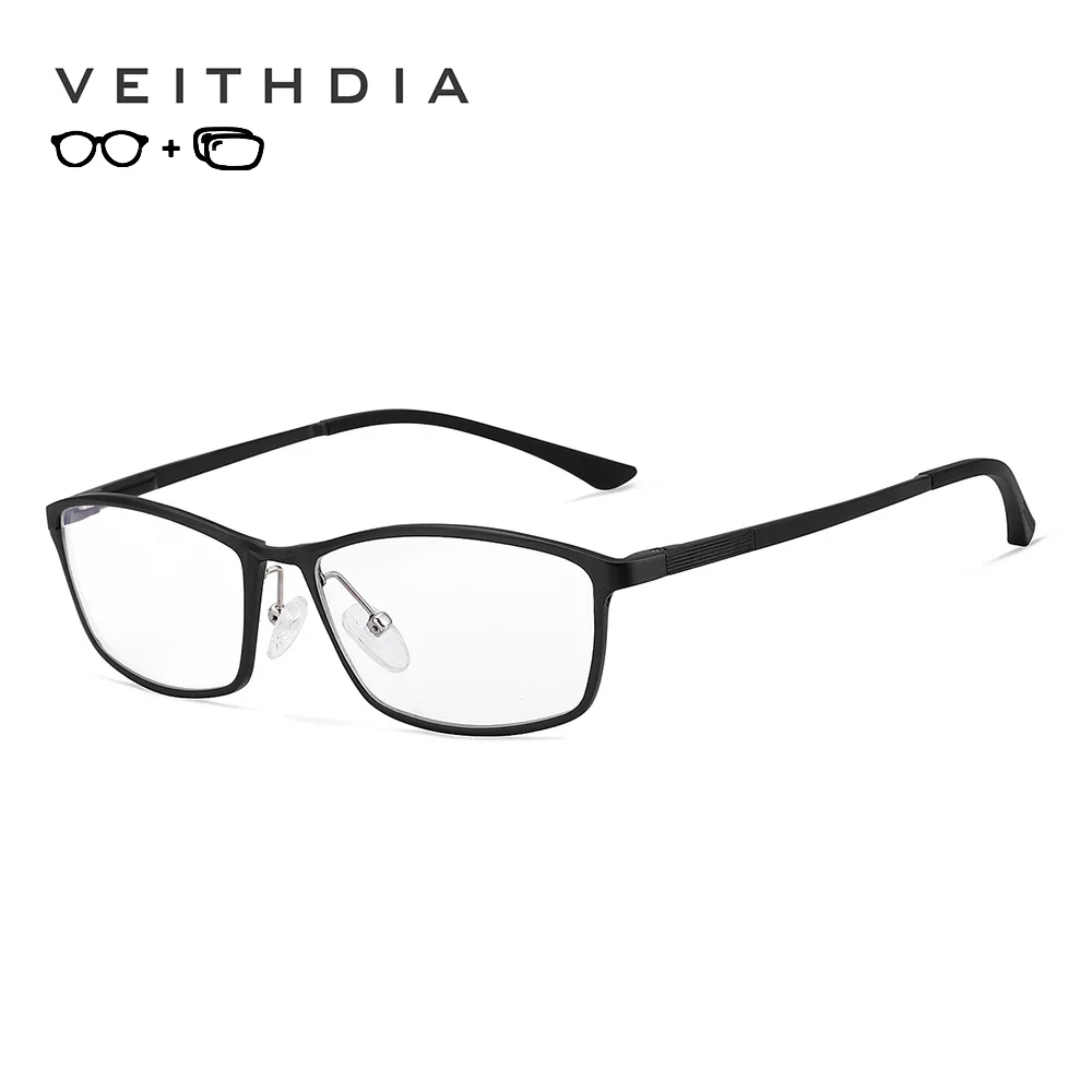 VEITHDIA Classic Unisex Rectangle Aluminum Progressive Prescription Glasses Photochromic Myopia Optical Power Glasses VP08708
VEITHDIA Classic Unisex Rectangle Aluminum Progressive Prescription Glasses Photochromic Myopia Optical Power Glasses VP08708