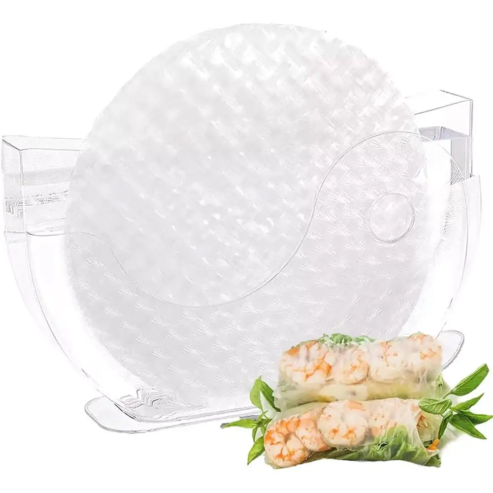 NEW High-end Rice Paper Wrappers Spring Roll Water Paper Pie Crust Creative Bowl Kitchen Rice Vietnamese Water Tools Box Ho K6W7
NEW High-end Rice Paper Wrappers Spring Roll Water Paper Pie Crust Creative Bowl Kitchen Rice Vietnamese Water Tools Box Ho K6W7