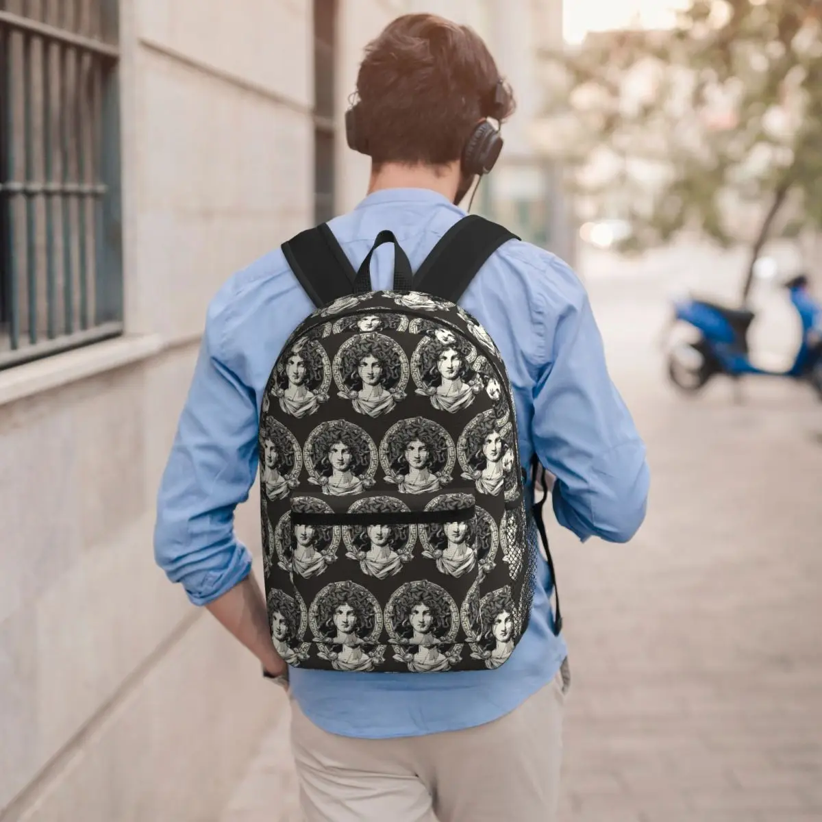 Ancient Greece Medusa Gorgon Backpack Student BookBag Children School Bag Computer Shoulder Bags for Men Women
Ancient Greece Medusa Gorgon Backpack Student BookBag Children School Bag Computer Shoulder Bags for Men Women