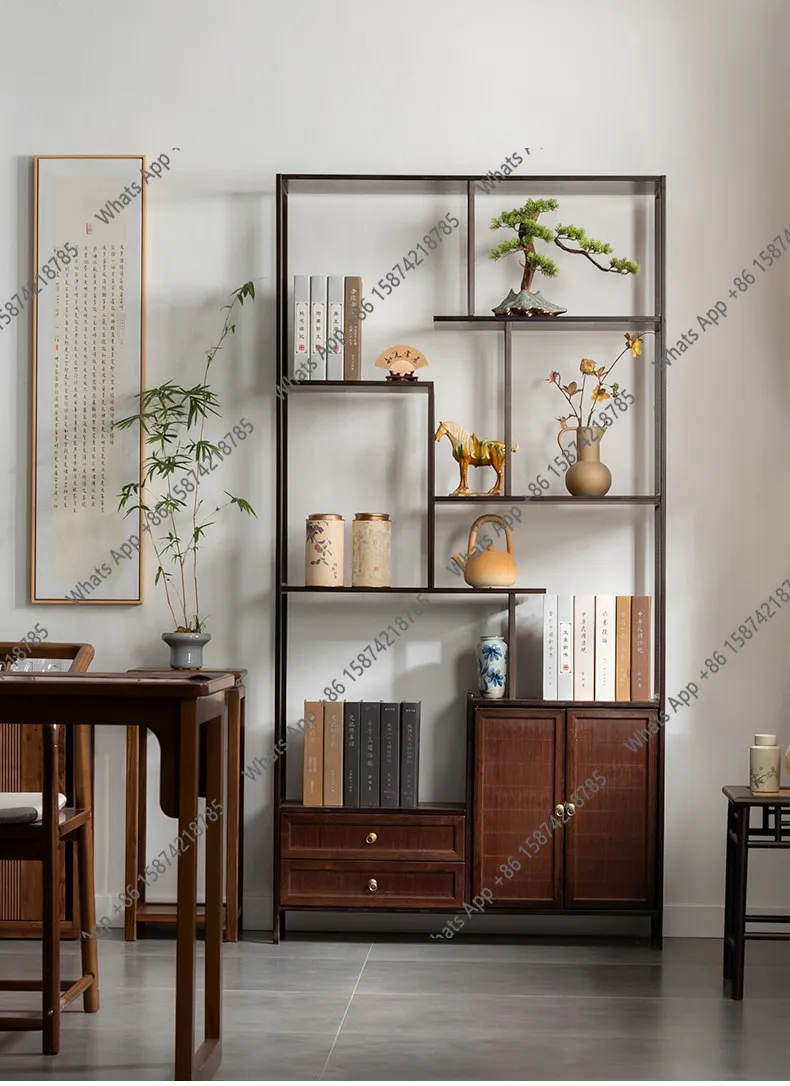 Bogu rack new Chinese background partition tea room office ornament tea cabinet decoration tea rack rack
Bogu rack new Chinese background partition tea room office ornament tea cabinet decoration tea rack rack