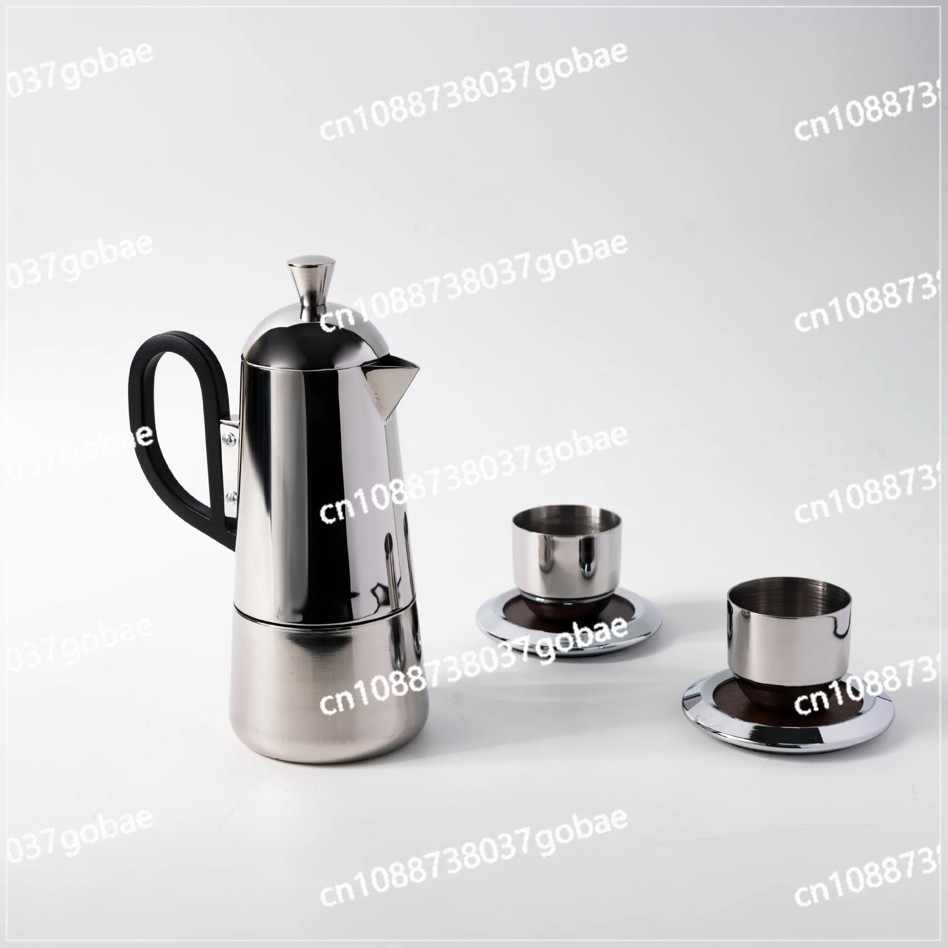 Modern European stainless steel mocha pot hand brew coffee pot method press pot decoration
Modern European stainless steel mocha pot hand brew coffee pot method press pot decoration