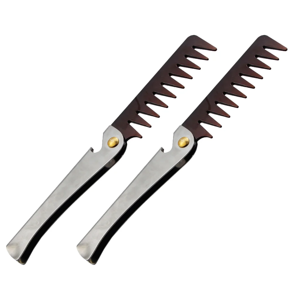 2 Pcs Vintage Handle Folding Comb Man Men Hair Grooming Styling Stainless Steel Haircut Beard
2 Pcs Vintage Handle Folding Comb Man Men Hair Grooming Styling Stainless Steel Haircut Beard