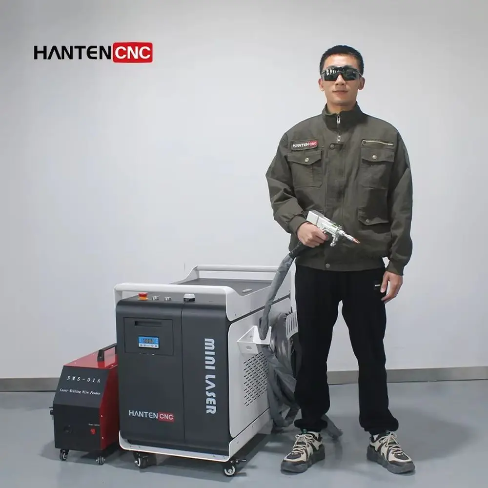 1500w 2000W HANTENCNC Laser Welding Machine 4 in 1 Laser Welding Machine
1500w 2000W HANTENCNC Laser Welding Machine 4 in 1 Laser Welding Machine