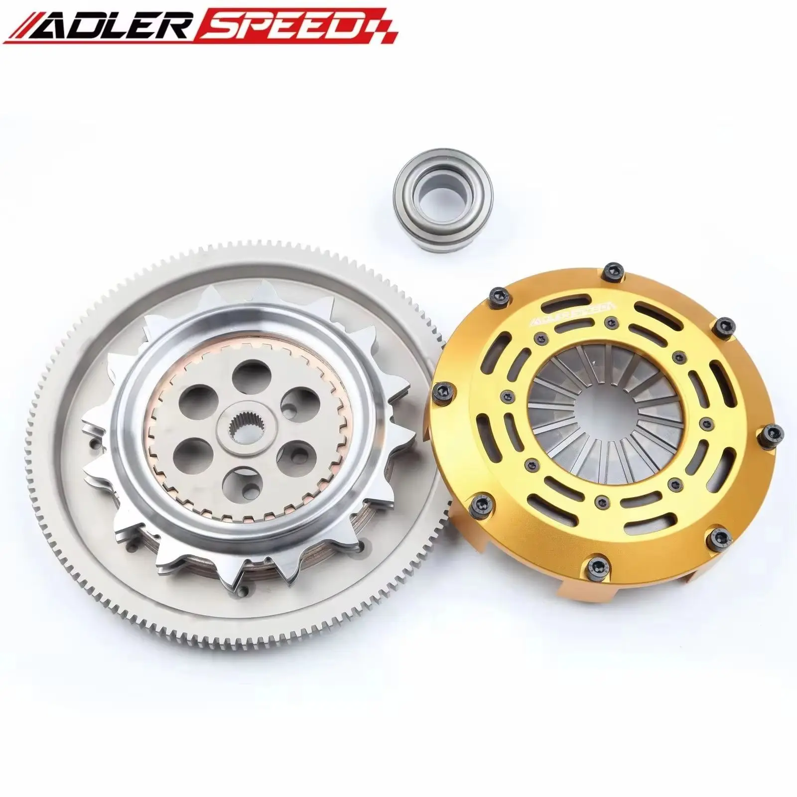 SADLERSPEED RACE TWIN DISC CLUTCH KIT FOR VW GOLF JETTA BEETLE 1.8L 1.8T 1.9L TDI/FOR Audi TT 1.8L Turbo; FWD 5 speed Non-Quattr
SADLERSPEED RACE TWIN DISC CLUTCH KIT FOR VW GOLF JETTA BEETLE 1.8L 1.8T 1.9L TDI/FOR Audi TT 1.8L Turbo; FWD 5 speed Non-Quattr
