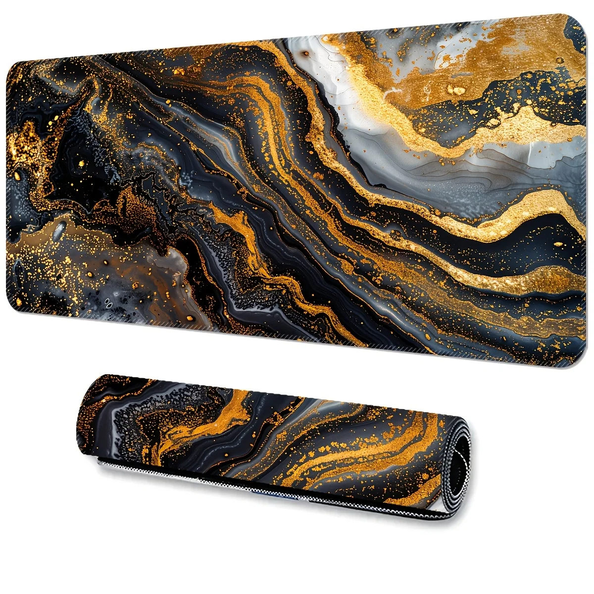 Golden Marble Large Mouse Pad Large Desktop Mat Non-Slip Desk Mat Rubber Stitched Edge Black Golden Ston Gaming Esports Computer
Golden Marble Large Mouse Pad Large Desktop Mat Non-Slip Desk Mat Rubber Stitched Edge Black Golden Ston Gaming Esports Computer