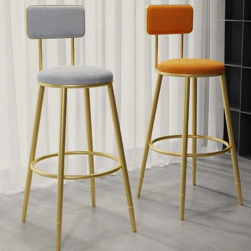 Round Cushions Back Bar Stools Metal Minimalist Retro Sturdy High Bar Stools Dining Kitchen Gold Sillas De Comedor Furniture
Round Cushions Back Bar Stools Metal Minimalist Retro Sturdy High Bar Stools Dining Kitchen Gold Sillas De Comedor Furniture