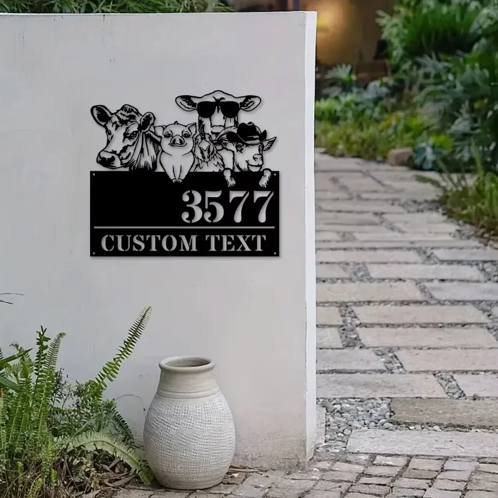 Изготовленный на заказ железный настенный декор, эксклюзивный металлический настенный рисунок с изображением сельскохозяйственных животных. Персонализированное имя клана, идеальный подарок на новоселье.
Изготовленный на заказ железный настенный декор, эксклюзивный металлический настенный рисунок с изображением сельскохозяйственных животных. Персонализированное имя клана, идеальный подарок на новоселье.