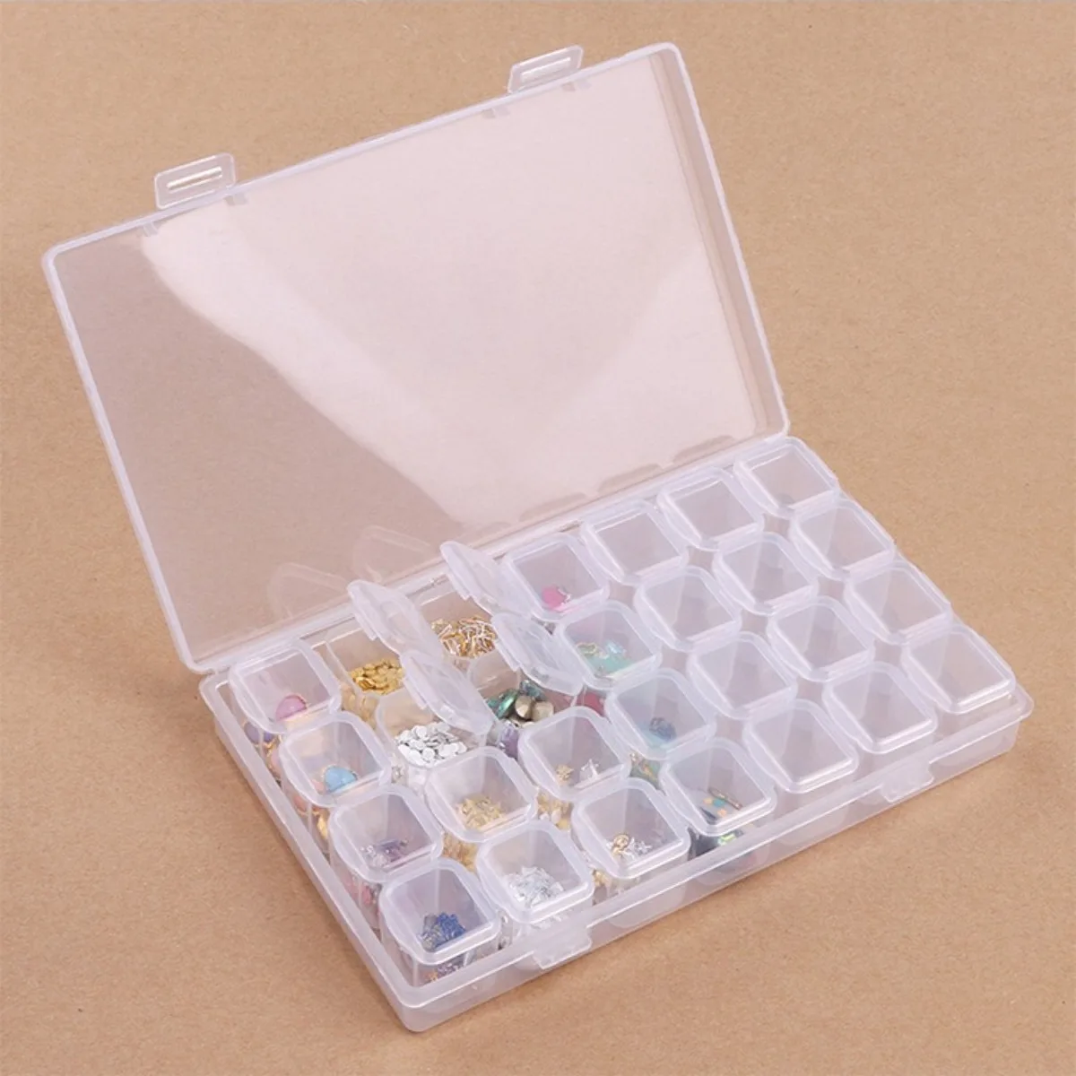 28 Girds Adjustable Plastic Storage Box Beads Ring Pendant Box for Jewelry Nail Art Diamond Painting Accessories Container Boxes
28 Girds Adjustable Plastic Storage Box Beads Ring Pendant Box for Jewelry Nail Art Diamond Painting Accessories Container Boxes