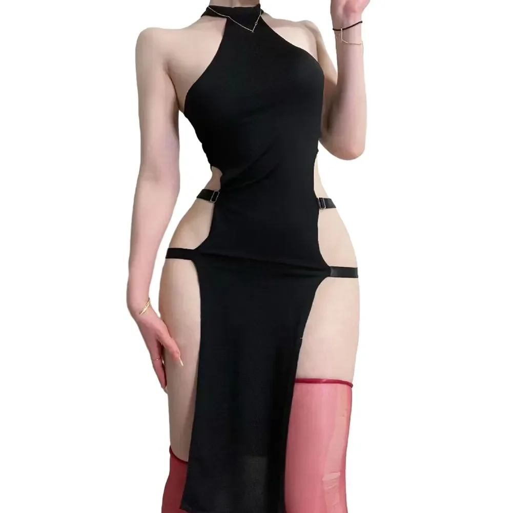 Solid Color Pullover Cheongsam Stylish Long Dress with Double Split and Elastic High Waist for a Fashionable Look
Solid Color Pullover Cheongsam Stylish Long Dress with Double Split and Elastic High Waist for a Fashionable Look