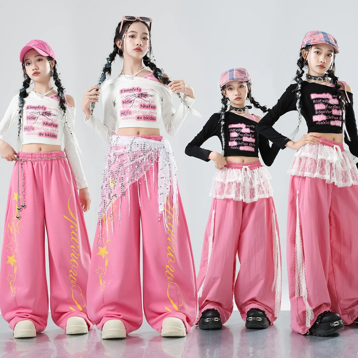 Розовая одежда для джазовых танцев для девочек, топы с длинными рукавами, брюки-джоггеры, одежда в стиле Kpop, одежда в стиле хип-хоп, одежда для тренировок, наряд для выступлений L18068
Розовая одежда для джазовых танцев для девочек, топы с длинными рукавами, брюки-джоггеры, одежда в стиле Kpop, одежда в стиле хип-хоп, одежда для тренировок, наряд для выступлений L18068