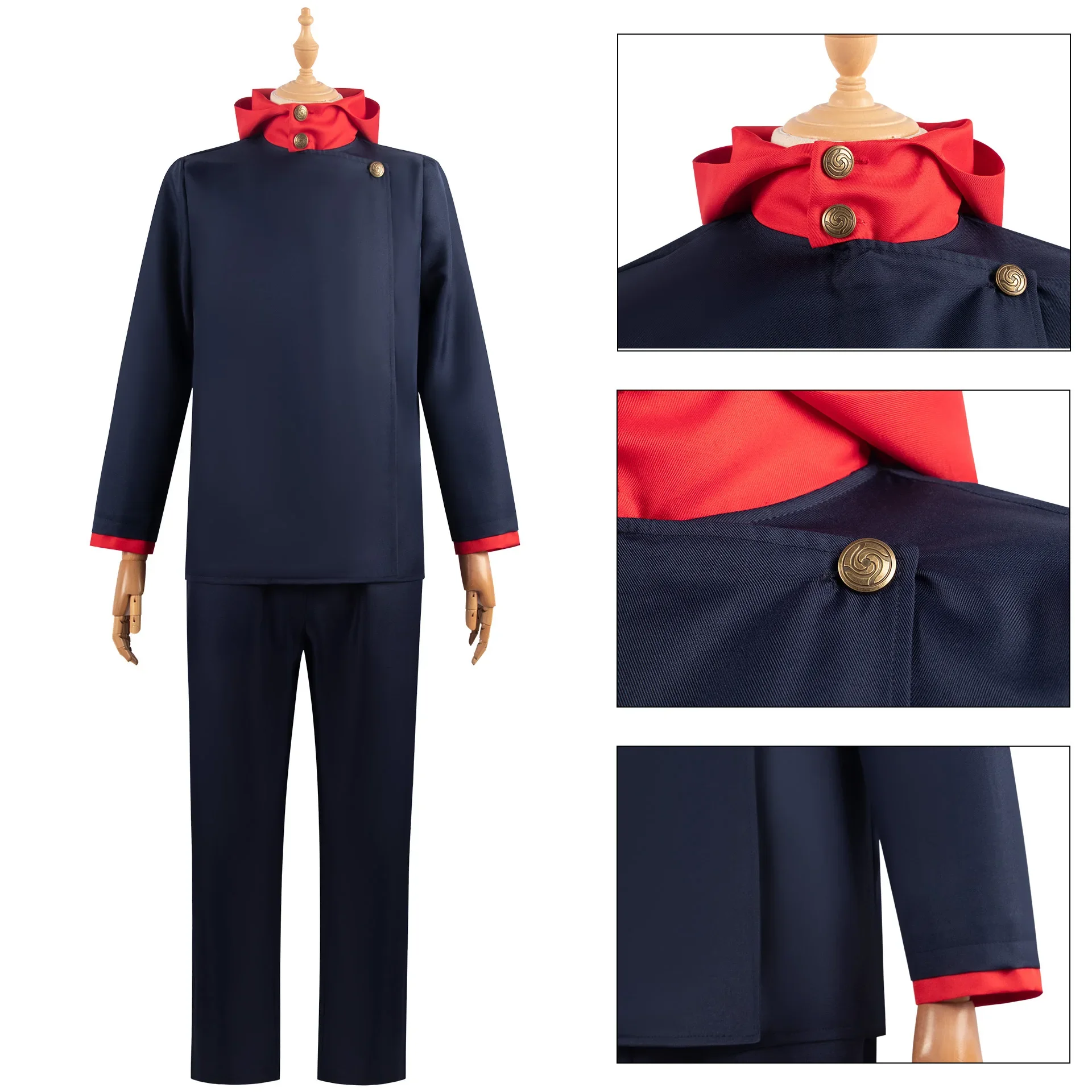 Itadori Yuji cosplay costume Inumaki Toge/Fushiguro Megumi CosplayUniform Pants for Anime Comic Con
Itadori Yuji cosplay costume Inumaki Toge/Fushiguro Megumi CosplayUniform Pants for Anime Comic Con