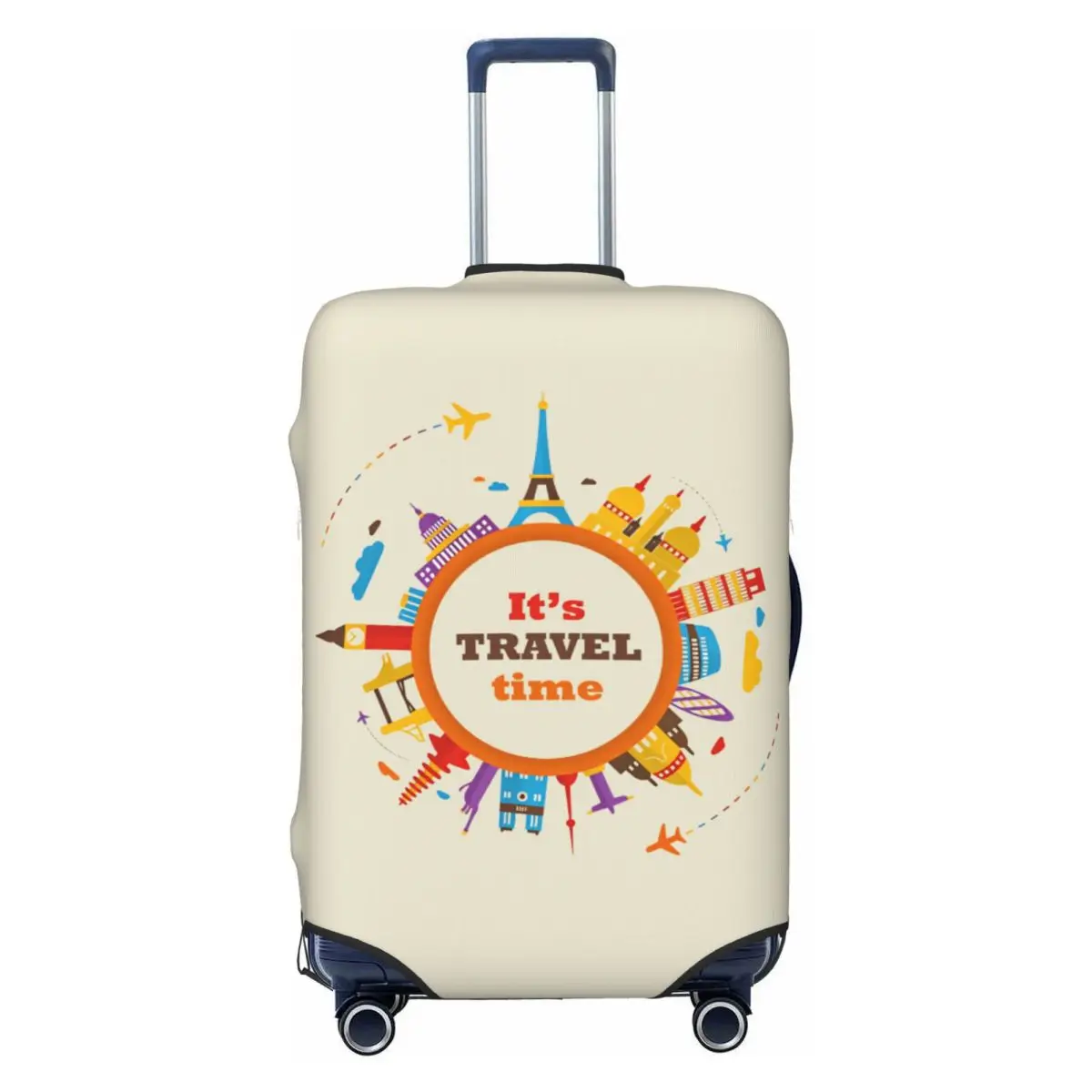 It's Travel Time Cartoon World Landmarks Travel Luggage Cover Dust Proof Suitcase Cover Protector Fit 18-32 Inch
It's Travel Time Cartoon World Landmarks Travel Luggage Cover Dust Proof Suitcase Cover Protector Fit 18-32 Inch