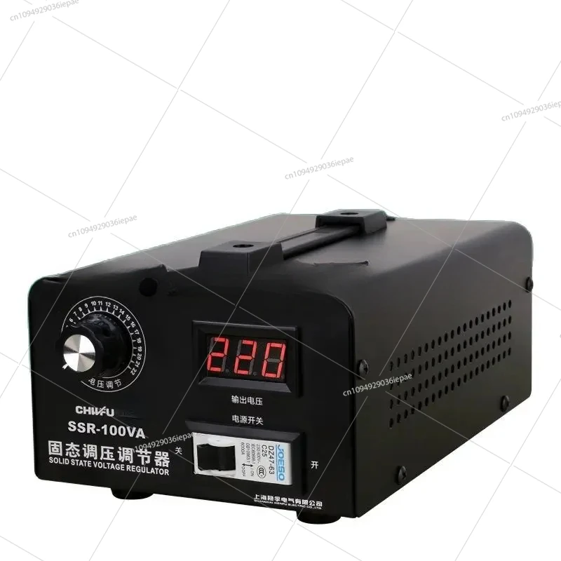 220V SSR-60VA 6KW 100A SSR-100VA Single Phase Solid State Voltage Regulator Electronic Silicon Controlled Voltage Regulator
220V SSR-60VA 6KW 100A SSR-100VA Single Phase Solid State Voltage Regulator Electronic Silicon Controlled Voltage Regulator