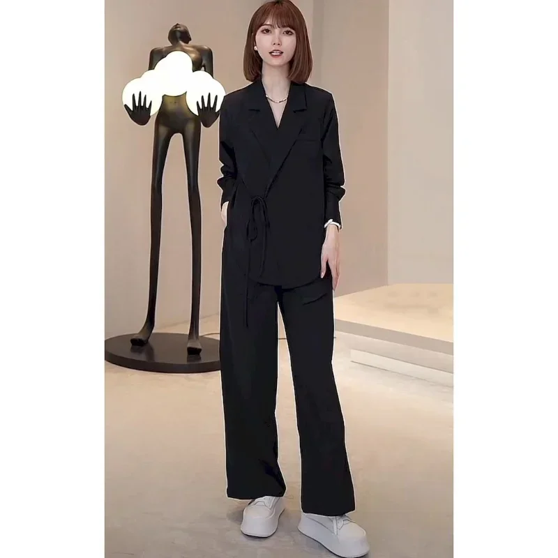 Insozkdg Spring Summer New Blazer Wide Leg Pants Two Piece Set Elegant Women Pants Set Office Outfits High Street Blazers Women
Insozkdg Spring Summer New Blazer Wide Leg Pants Two Piece Set Elegant Women Pants Set Office Outfits High Street Blazers Women