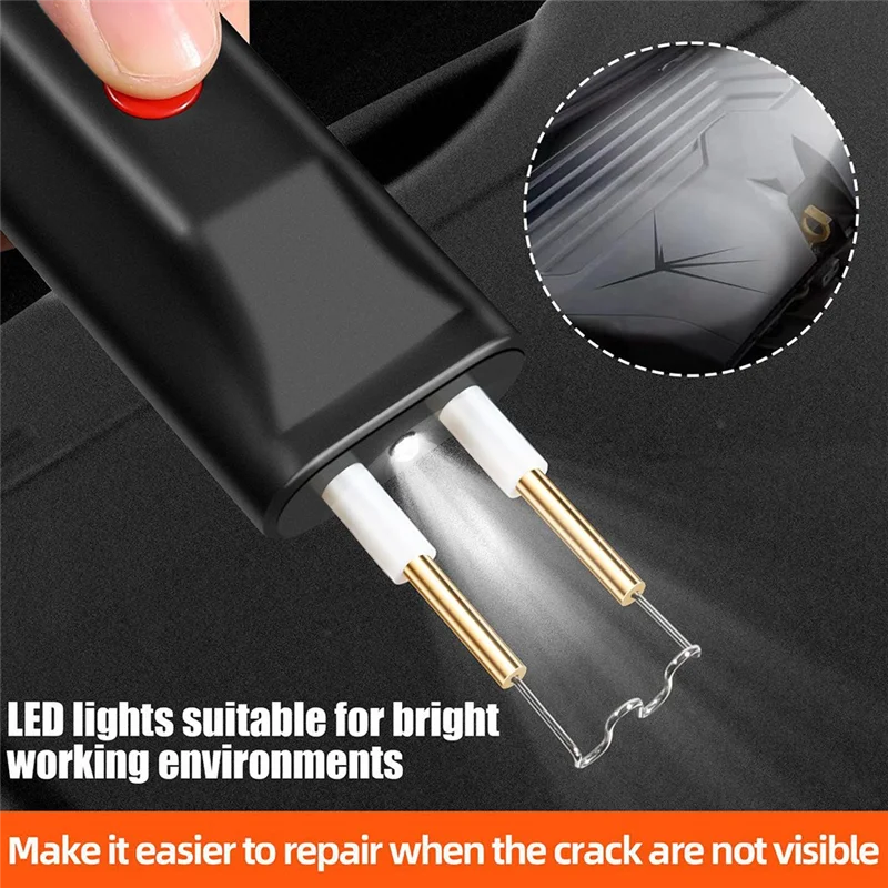 ABZV-Plastic Welder Kit Crack Repair Tool 2In1 Hot Plastic Portable Charging Cable Red
ABZV-Plastic Welder Kit Crack Repair Tool 2In1 Hot Plastic Portable Charging Cable Red