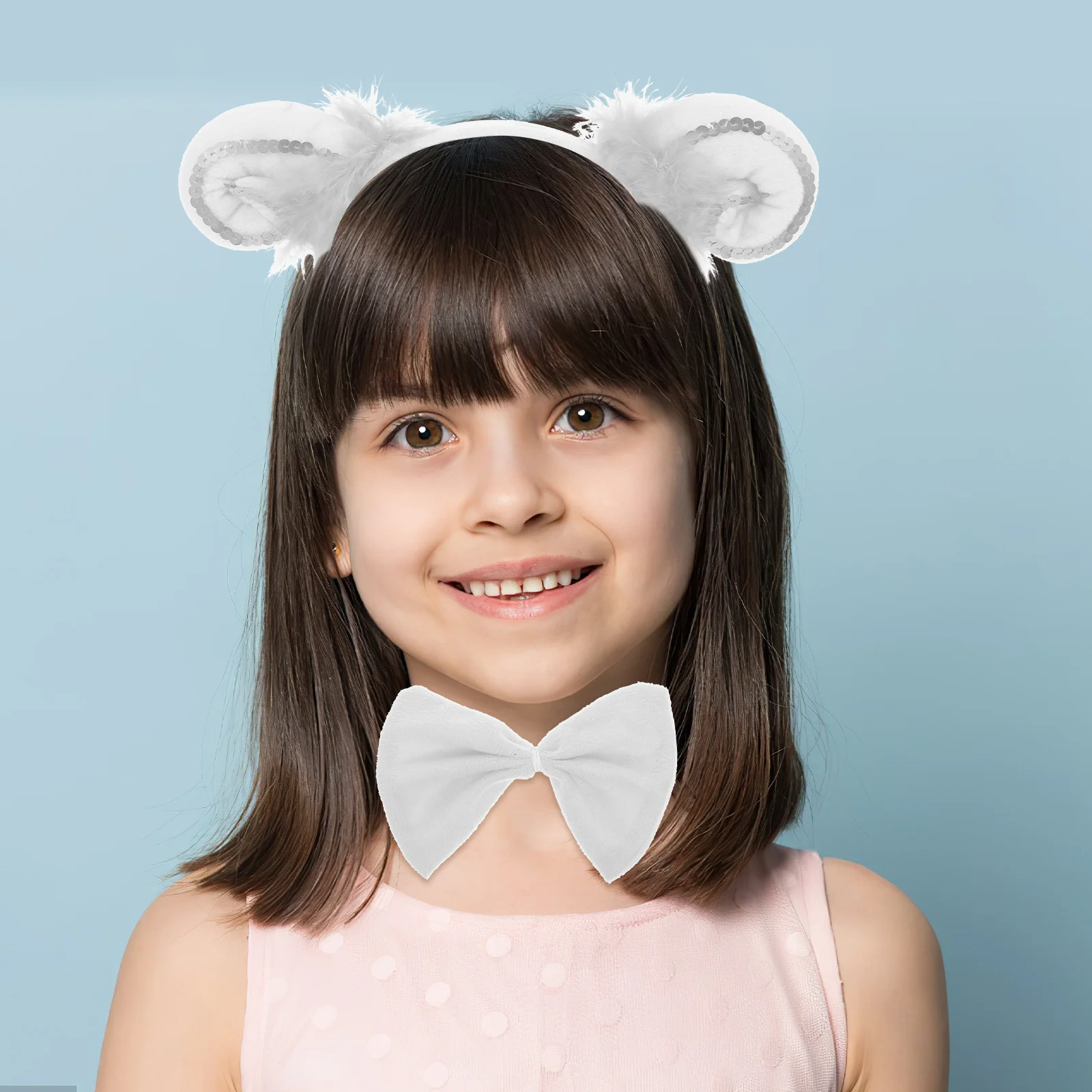 1Set Sheep Horn Headband Cosplay Animal Costume Set Party Tail Mask Halloween Christmas Festival Animal Costume Set
1Set Sheep Horn Headband Cosplay Animal Costume Set Party Tail Mask Halloween Christmas Festival Animal Costume Set