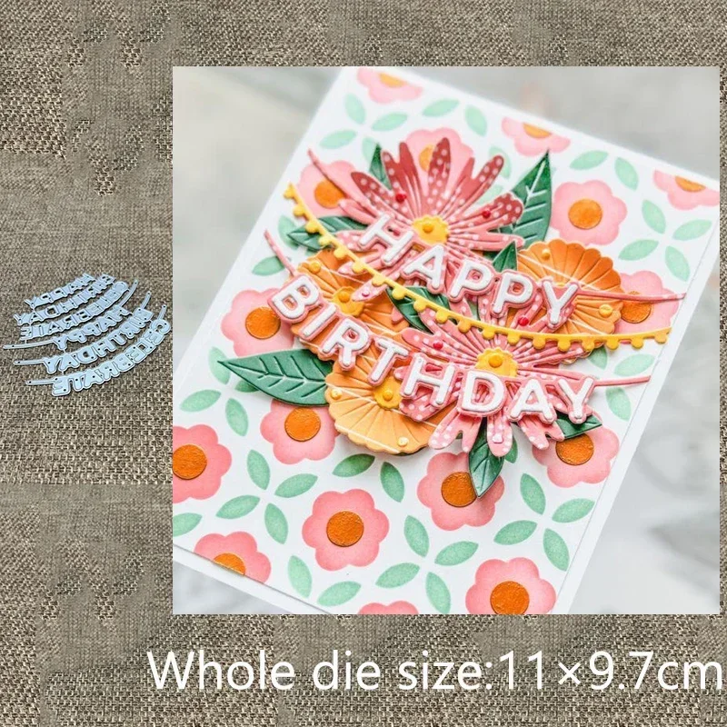 Новый дизайн, металлические трафареты для вырезания, вырубные формы для скрапбукинга, вырубные элементы для альбомов, открыток, тиснения, с тематикой «С Днем Рождения»
Новый дизайн, металлические трафареты для вырезания, вырубные формы для скрапбукинга, вырубные элементы для альбомов, открыток, тиснения, с тематикой «С Днем Рождения»