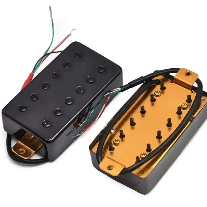 Двухкатушечный 12-контактный звукосниматель Humbucker для электрогитары LP, черный
Двухкатушечный 12-контактный звукосниматель Humbucker для электрогитары LP, черный