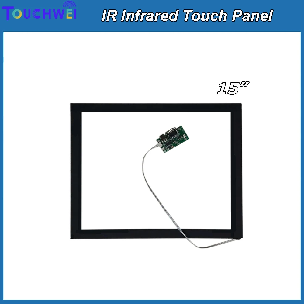 15 Inch IR Touch Screen With Controller Support 3M Application For Gaming Use With USB/RS232 Touch Interface
15 Inch IR Touch Screen With Controller Support 3M Application For Gaming Use With USB/RS232 Touch Interface