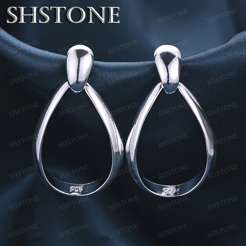 New Fashion 925 Sterling Silver Hollow Droplet Earrings Cute Jewelry Elegant Charm Accessories For Women's Wedding Party Gift
New Fashion 925 Sterling Silver Hollow Droplet Earrings Cute Jewelry Elegant Charm Accessories For Women's Wedding Party Gift