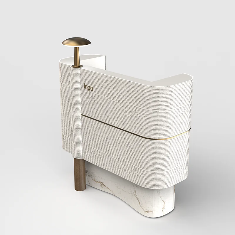 Касса Стойка регистрации, простая и современная стойка регистрации компании, текстура мягкого камня, светлая роскошная информационная стойка из нержавеющей стали
Касса Стойка регистрации, простая и современная стойка регистрации компании, текстура мягкого камня, светлая роскошная информационная стойка из нержавеющей стали