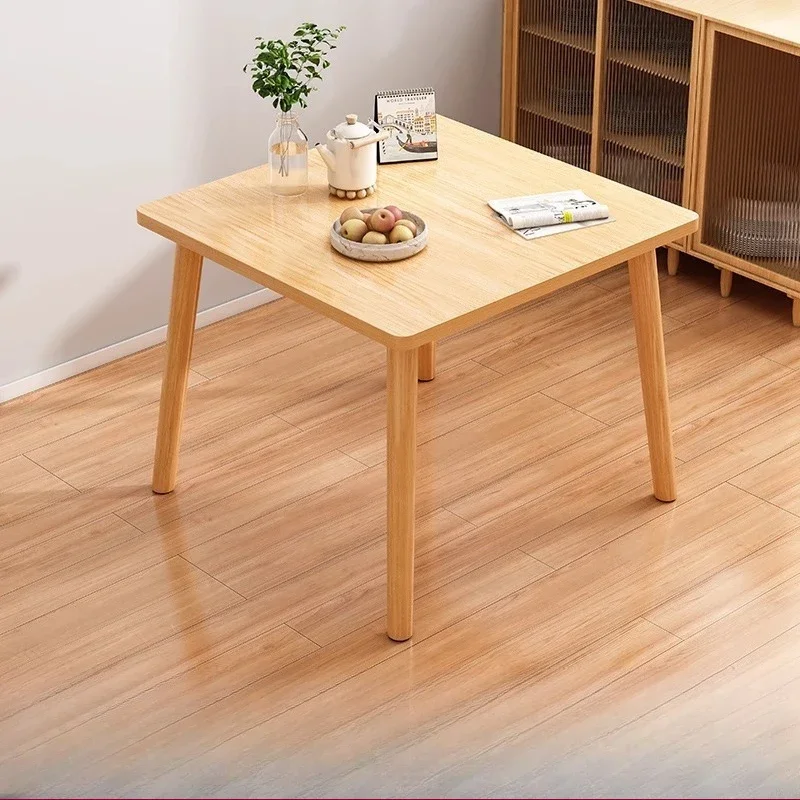 Solid wood leg dining table, household small apartment rental house, eating table
Solid wood leg dining table, household small apartment rental house, eating table