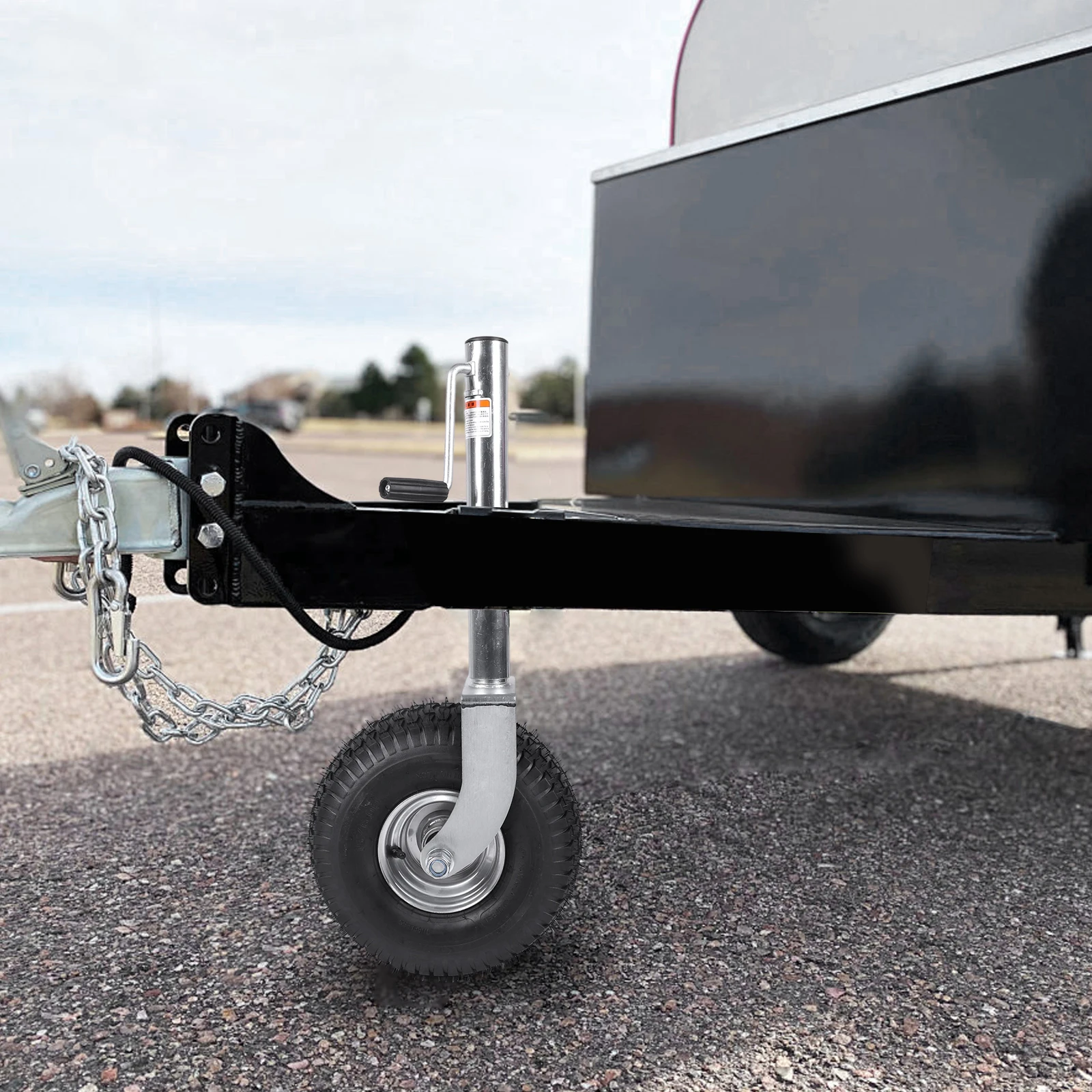 Beach Boat Trailer Jack 13.38in Trailer Jack Wheel Heavy-Duty Bolt-Fixed Swivel Tongue Jacks 2000 lbs Capacity 11in Vertical Load (Silver)
Beach Boat Trailer Jack 13.38in Trailer Jack Wheel Heavy-Duty Bolt-Fixed Swivel Tongue Jacks 2000 lbs Capacity 11in Vertical Load (Silver)