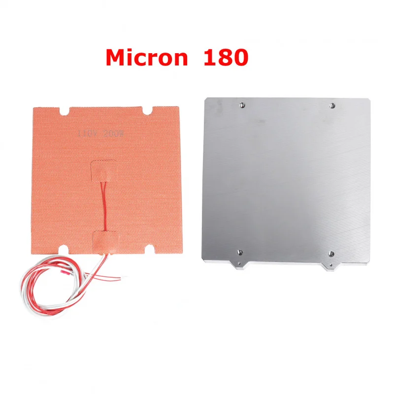 Для Voron Micron 180 пластина из алюминиевого сплава, термостойкая нагревательная кровать из силиконовой резины 110 В/220 В
Для Voron Micron 180 пластина из алюминиевого сплава, термостойкая нагревательная кровать из силиконовой резины 110 В/220 В